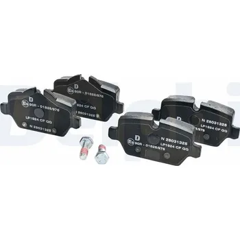 Brzdová destička Sada brzdových destiček, kotoučová brzda DELPHI LP1924