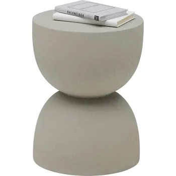 Konferenční stolek Šedý odkládací stolek Antonio 34 x 45 x 34 kámen