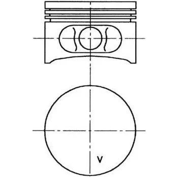 Motor automobilu Píst KOLBENSCHMIDT 99646610