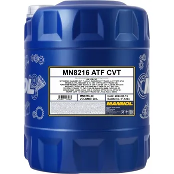 Převodový olej MANNOL 8216 ATF CVT – Objem: 20L