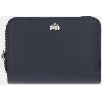 Peněženka Kožená peněženka Weekend Max Mara AFLORES dámská, modrá barva, 2615711044600 57X, vel. ONE SIZE