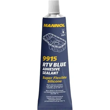 Motorový olej MANNOL 9915 RTV Adhesive Sealant Blue – Váha: 85 g