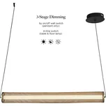 Stmívatelný lustr 25151-1BK Thread Searchlight