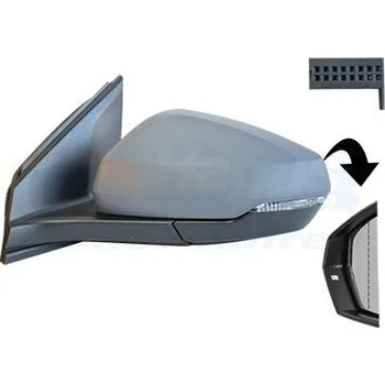 Auto zrcátko Vnější zpětné zrcátko VAN WEZEL 5751807