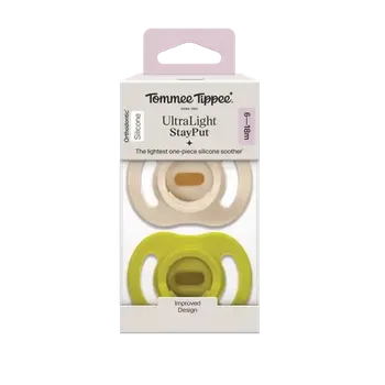 dudlíky Tommee Tippee Silikonový Dudlík Ultra-light 6-18m, 2 ks - více barevných variant (433595)