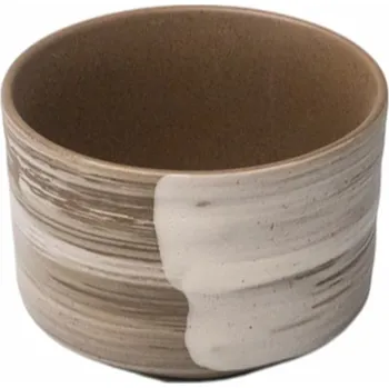 Miska na matcha čaj SWEPT EARTH 350 ml, hnědá, keramika, MIJ - doprava zdarma od 2999 Kč