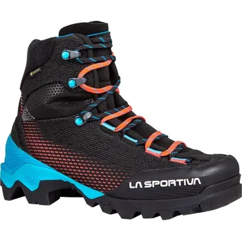 Dámská treková obuv Boty turistické dámské LA SPORTIVA Aequilibrium ST Woman GTX, Black/Hibiscus - 38