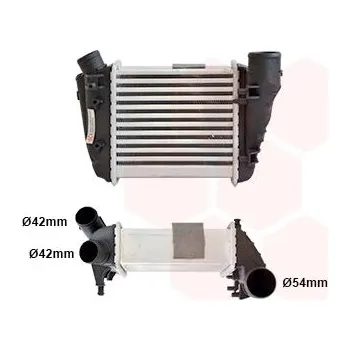 Chladič motoru Chladič turba VAN WEZEL 03004188