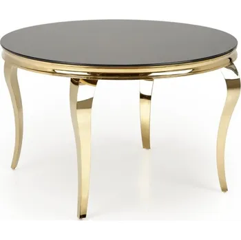 Nábytek Jídelní stůl Reginald černý/zlatý