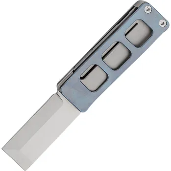 kapesní nůž Petrified Fish PFE09Cash Satin 14C28N Modrý Titan PFE09BS