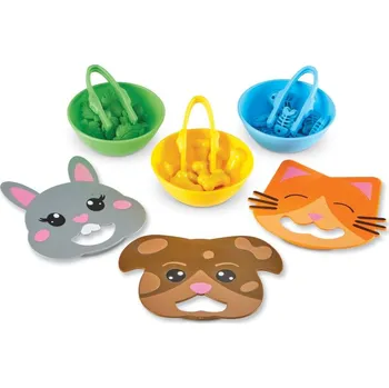 Dřevěná hračka Learning Resources® Set na krmení zvířátek (39 dílů)