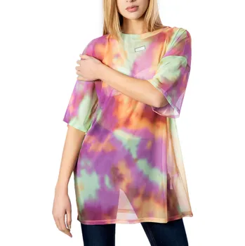 Dámské tričko Desigual T-Shirt Donna DESIGUAL oranžová | světle zelená | fuchsiová 3458010