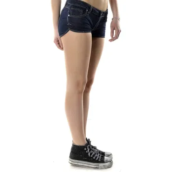 Dámské kraťasy Dámské džínové kraťasy 525 modrá | bílá | krémová 3458000