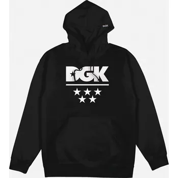 Pánská mikina DGK mikina - All Star Hooded Fleece Black (BLACK) velikost: XXL