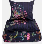 Sada povlečení ze saténové bavlny Medicine 160 x 200 cm RW25-PCUB00 námořnická modř 59A