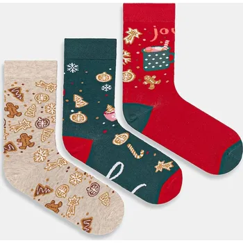 Pánské ponožky Bavlněné ponožky Medicine 3-pack více barev RW25-LBDB03 vícebarevná MLA, vel. 39/41