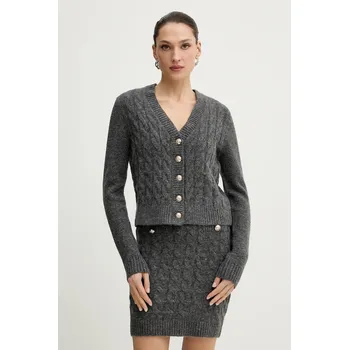 Dámské šaty Šaty z vlněné směsi Morgan RMGREY šedá 90X, vel. M