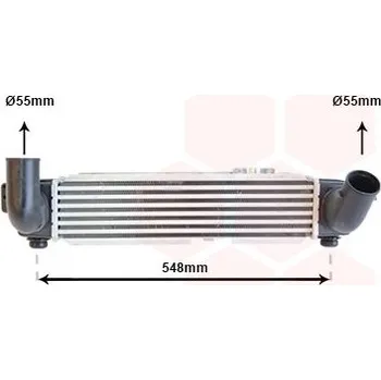 Chladič motoru Chladič turba VAN WEZEL 83004141