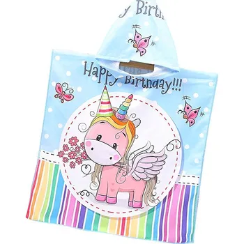 Jerry Fabrics Dětské pončo 60 × 120 cm - Šťastné narozeniny