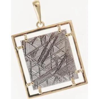 Přívěsek My Moldavite Zlatý přívěsek s meteoritem 003-7167