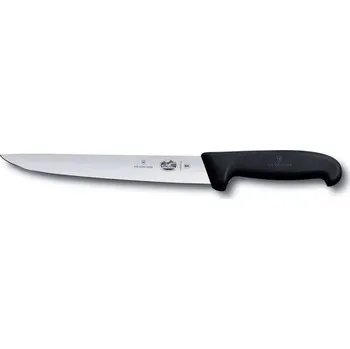 Kuchyňský nůž Řeznický nůž s hladkou čepelí FIBROX - délka čepele 22 cm | VICTORINOX 5.5503.22