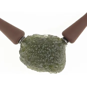Náhrdelník My Moldavite Náhrdelník s přírodním vltavínem 11277 52.5 cm