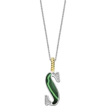 Náhrdelník Zlacený přívěsek s řetízkem TI SENTO Písmeno S 6840MA 6840MA_S