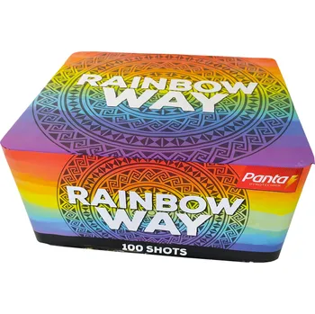 Zábavní pyrotechnika Panta Pyrotechnik Rainbow Way 100 ran