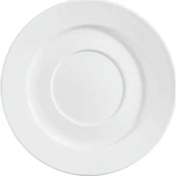 Podšálek k šálku na polévku, čaj, kávu s mlékem Base, 17 cm - bílá