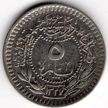 TURECKO. 5 para 1327/2.