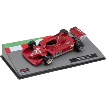 autíčko Centauria Alfa Romeo 177 1979 B.Giacomelli 1:43 - Formula 1 Cars časopis s modelem Alfa Romeo 177 1979 Bruno Giacomelli - kovový model auta