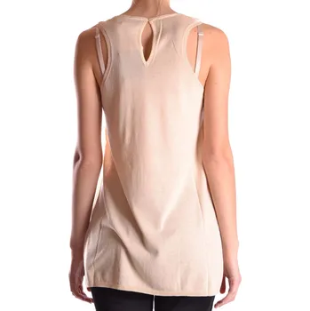 Béžový top bez rukávů Twin-set Twin-set Simona Barbieri krémová 3458115