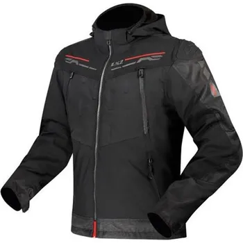 Moto bunda LS2 Helmets LS2 ZIRCONIUM MAN JACKET BLACK RED - 5XL