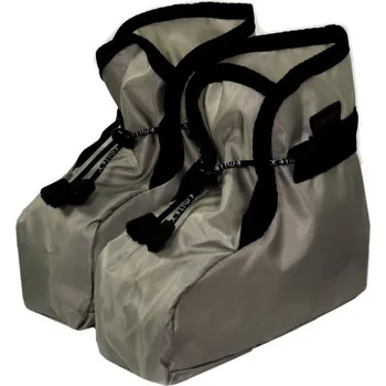 Cyklistické návleky EMITEX Dětské návleky na boty Tmavě šedé