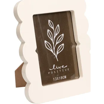 Rám na obraz Home Styling Collection Fotorámeček BASE s vlnitým okrajem, 18,5 x 2,2 x 23,3 cm
