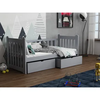 Dětská postel Dětská postel s úložným prostorem Atreus Barva dřeva: Šedá, Rozměry: 80x180