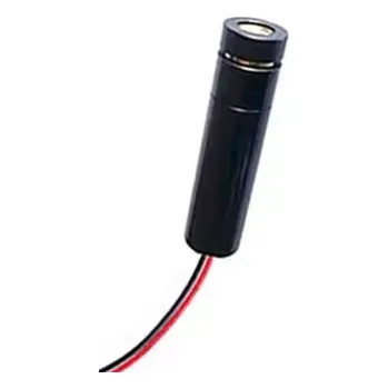 Měřící laser Laserový modul s optikou vykreslující kříž 90° - Červený, 635nm, 1mw