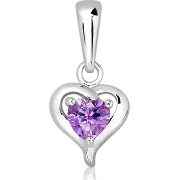 Přívěsek Whisper S Amethyst - stříbrný přívěsek s fialovým ametystem