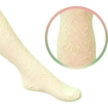 REWON Punčocháče 56-62cm ŽAKÁROVÉ plastický vzor - Žluté