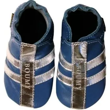 Capáčky BOUMY APPLIQUE JOGGING COBALT Modré se stříbrným pruhen (17/S)