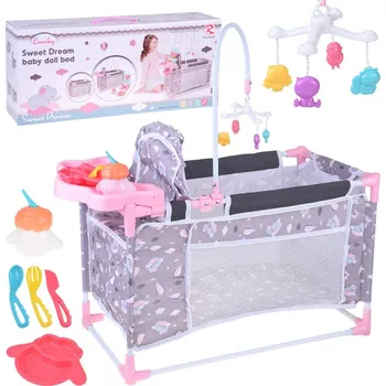 Doplněk pro panenku Postýlka a židlička pro panenky ZA5918 Sweet Dream
