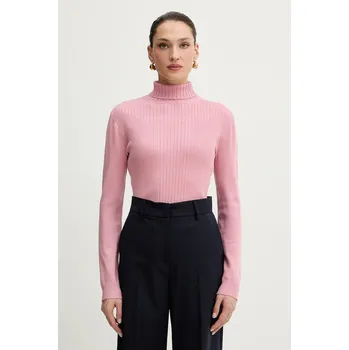 Dámský svetr Svetr z vlněné směsi Morgan MENTOL růžová 30X, vel. XS