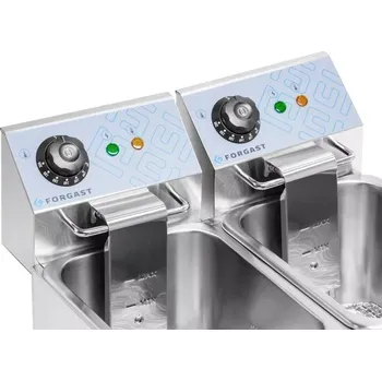 fritéza Elektrická fritéza 2x4 l | FORGAST FG09024