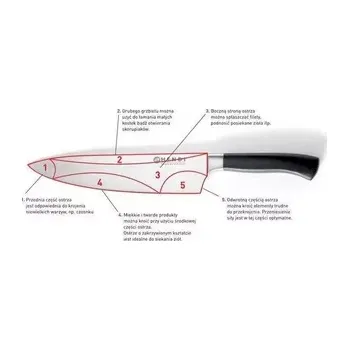 Kuchyňský nůž Kovaný kuchařský nůž Profi Line HENDI 844212