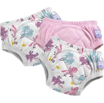Plenkové kalhoty BAMBINO MIO Revoluční učící kalhotky 3-4 roky, balení 3ks - PEGASUS Palace Pink
