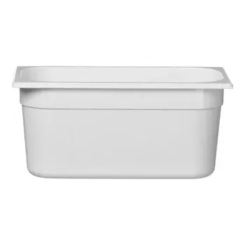 Plech na pečení GN 1/3 hrnec 15 cm hluboký z bílého polykarbonátu | HENDI 862568