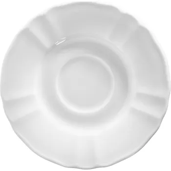 Podšálek k šálku na espresso Amely, 12 cm - bílá