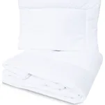 Baby Nellys Peřinka a polštář do postýlky 135x90/40x60, bílé, bavlna