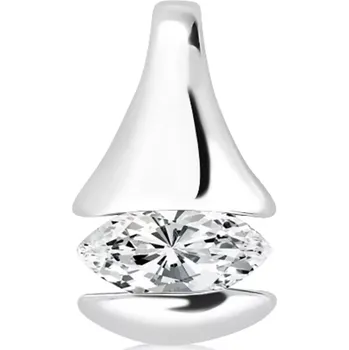 Přívěsek Danube White Topaz - stříbrný přívěsek s bílým topazem