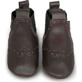 Capáčky BOUMY BOOTIES Capáčky prošívané BROWN lesk(23/XL)